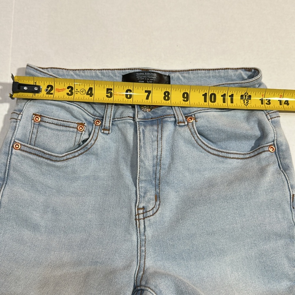 Monkey Ride Jeans Light Blue Women's Jeans - Picture 9 of 12